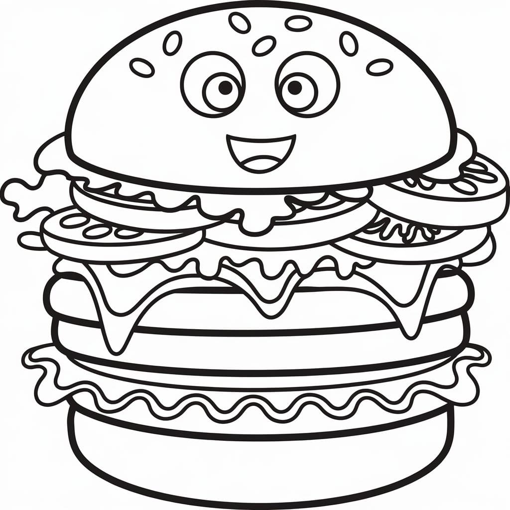 Munter Hamburger fargelegging