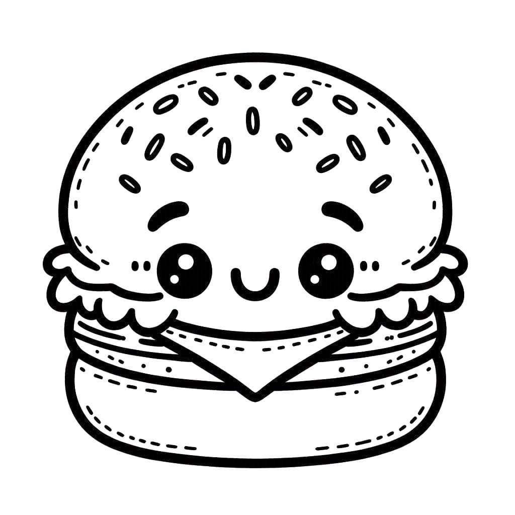 Nydelig Hamburger fargelegging