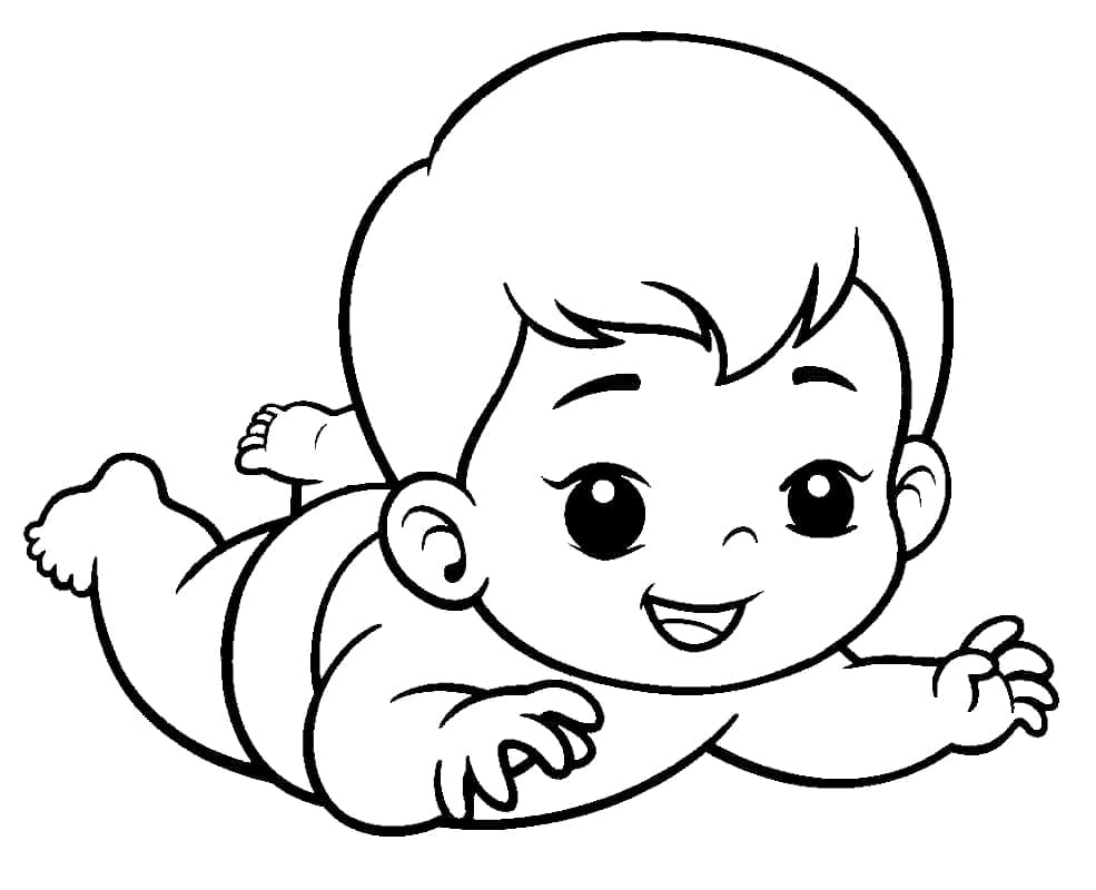 Pen baby fargelegging