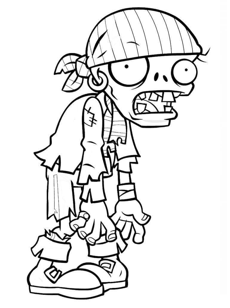Piratzombie fargelegging