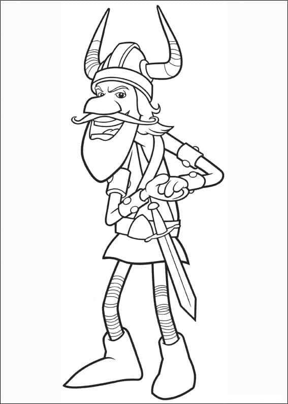 Pokka fra Vicky the Viking fargelegging