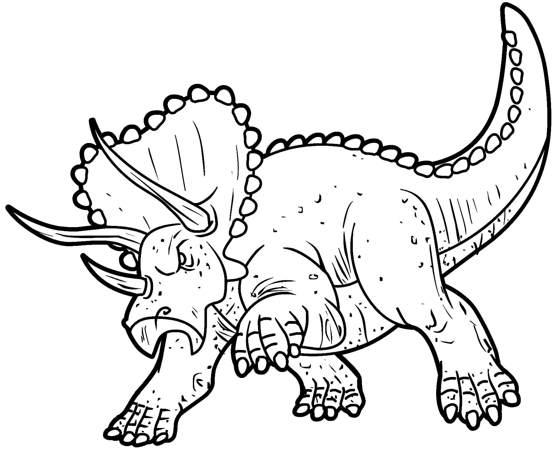 Sint Triceratops fargelegging
