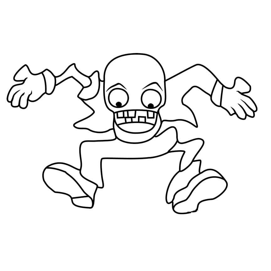 Strikkzombie fargelegging