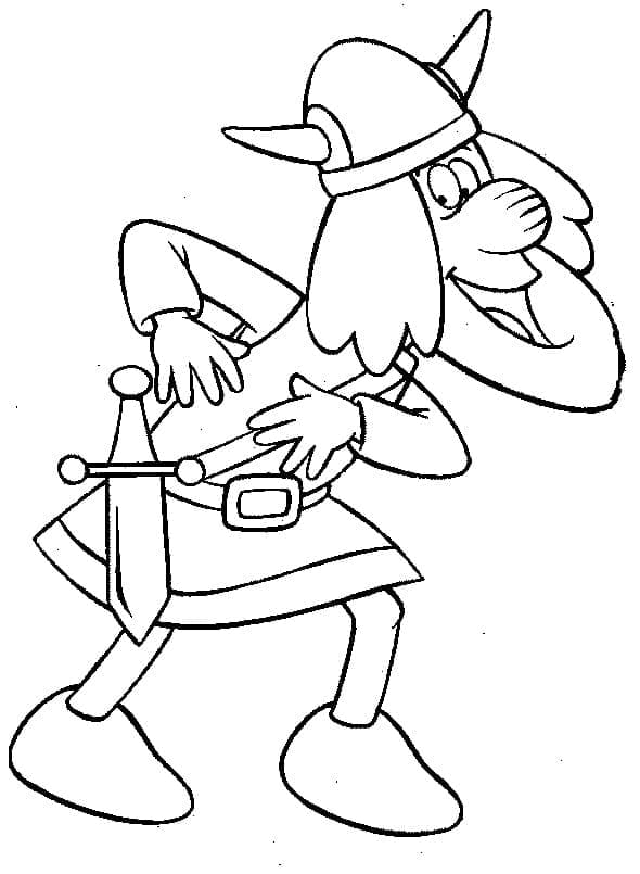 Tjure Vicky the Viking fargelegging
