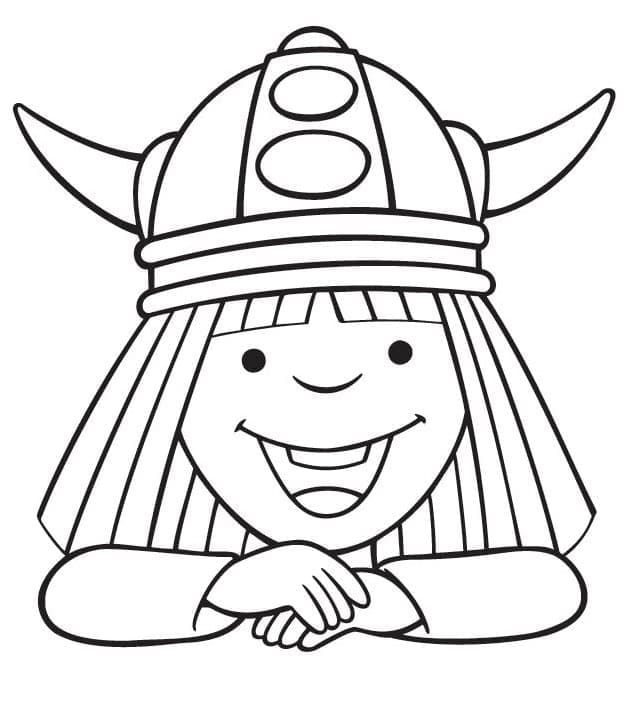 Trykk Vicky the Viking fargelegging