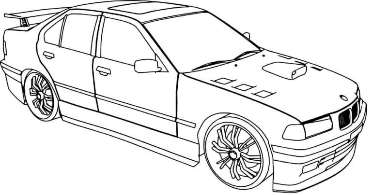 Tunet BMW fargelegging