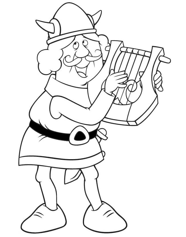 Ulme i Vicky the Viking fargelegging