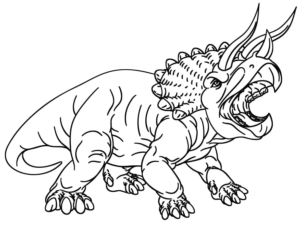 Triceratops Fargelegging