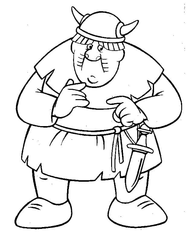 Vicky the Viking Faxe fargelegging