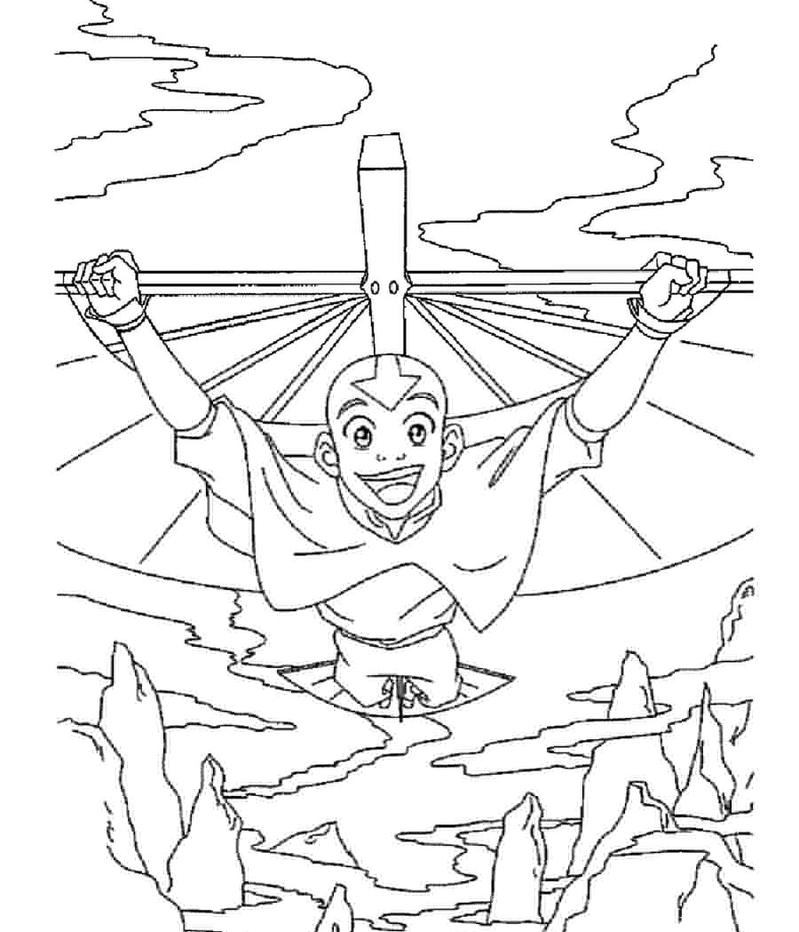 Aang i flukt fargelegging