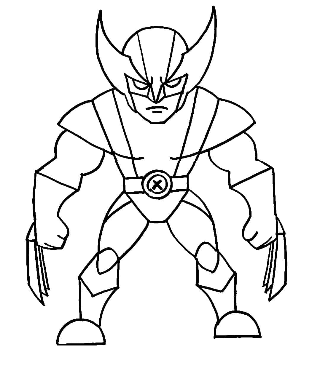 Animert Wolverine fargelegging