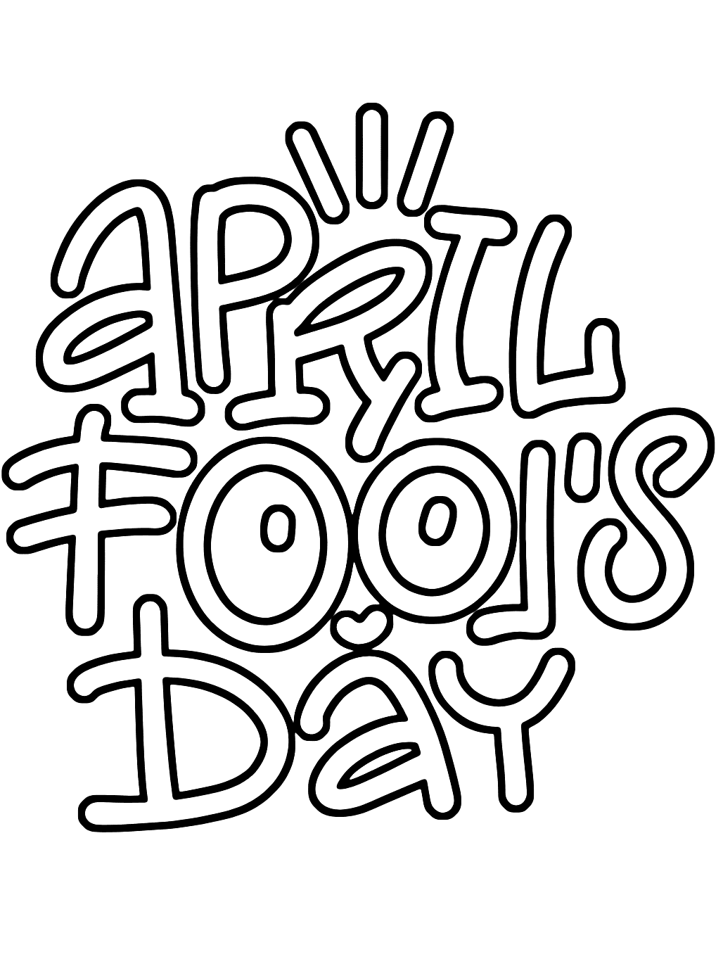 Aprilsnarr-bilder fargelegging