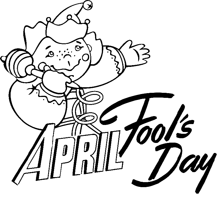 Aprilsnarr-dagen for nedlasting fargelegging