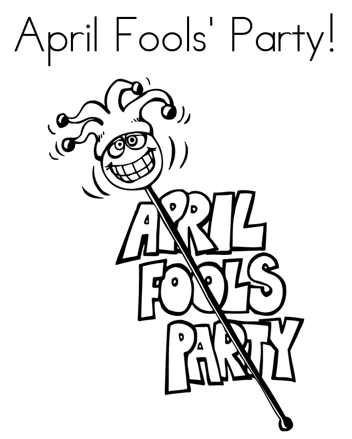 Aprilsnarr-fest fargelegging