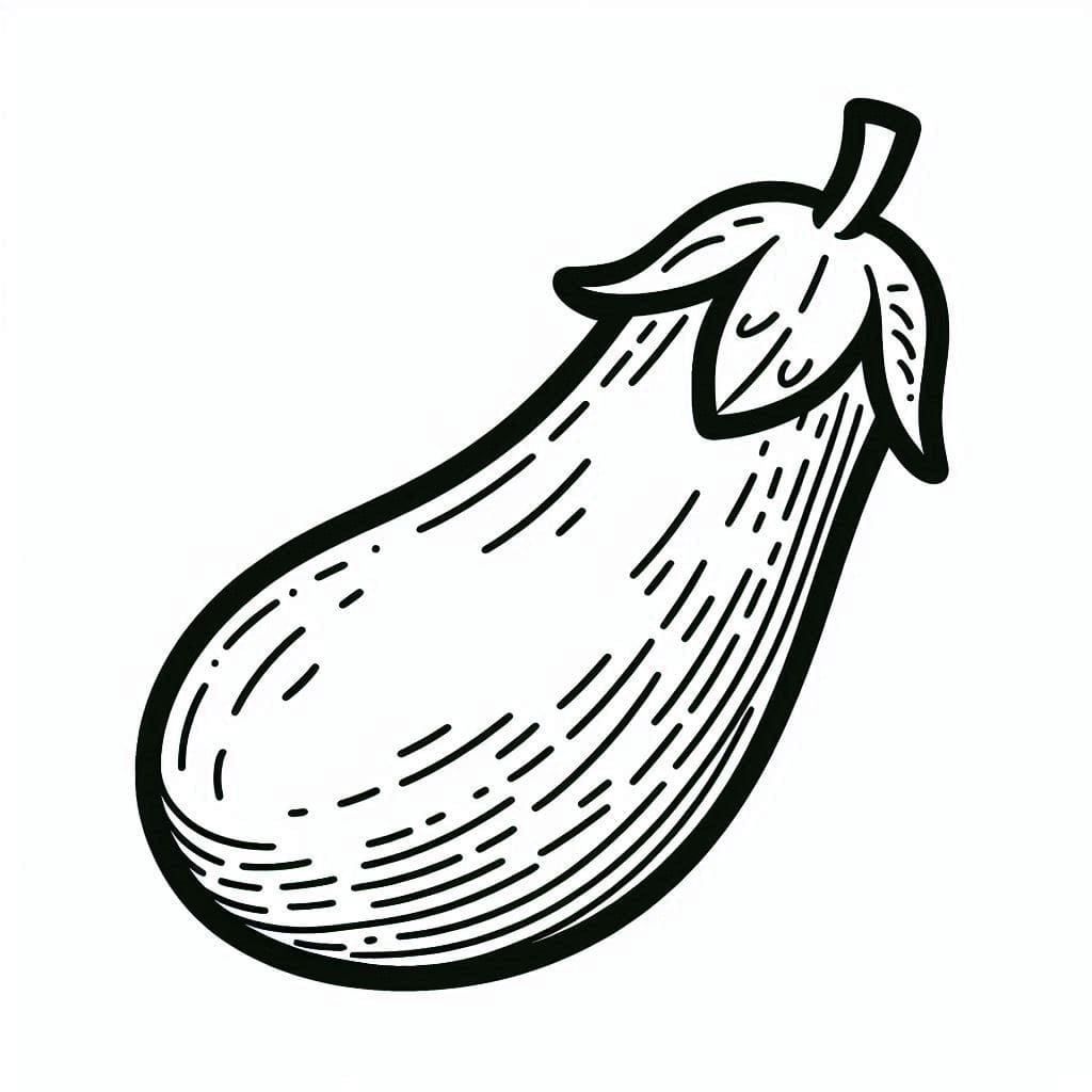 Auberginetrykk fargelegging