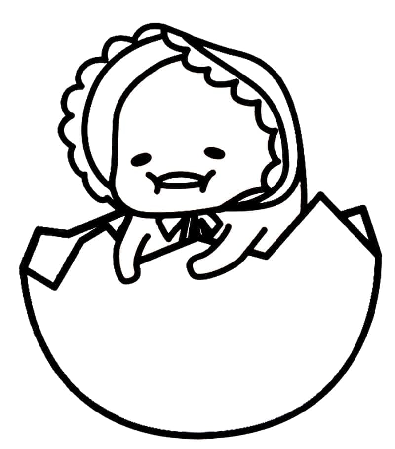 Baby Gudetama fargelegging