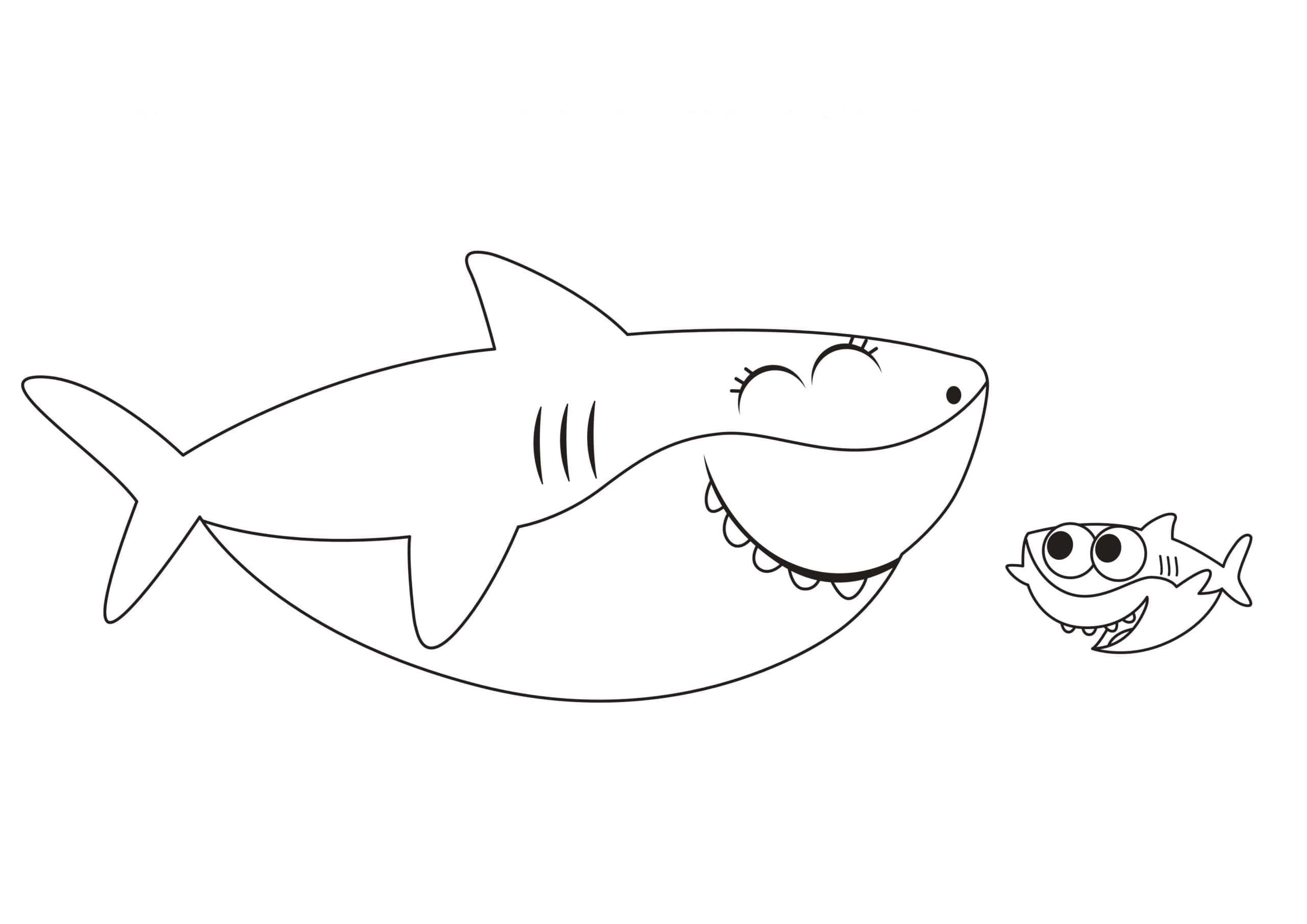 Baby Shark Moro fargelegging