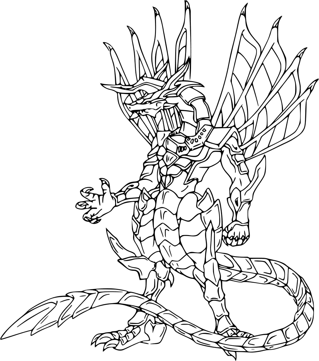Bakugan Drago fargelegging