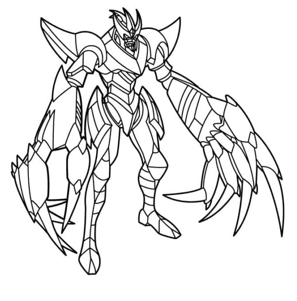 Bakugan Dragonoid fargelegging