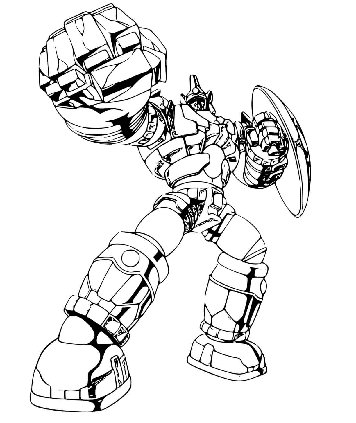 Bakugan Robot fargelegging
