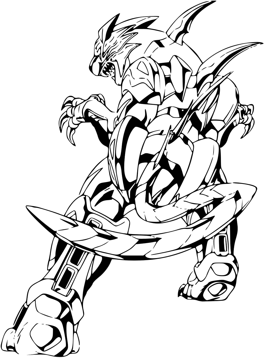 Bakugan Tigres fargelegging