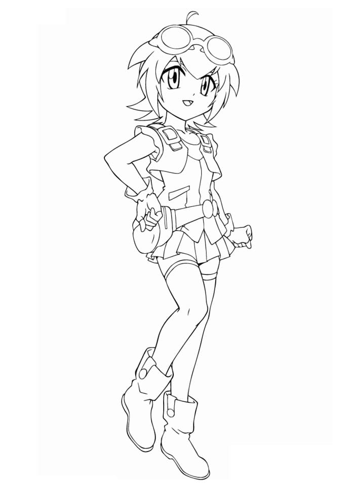 Beyblade Mariah fargelegging