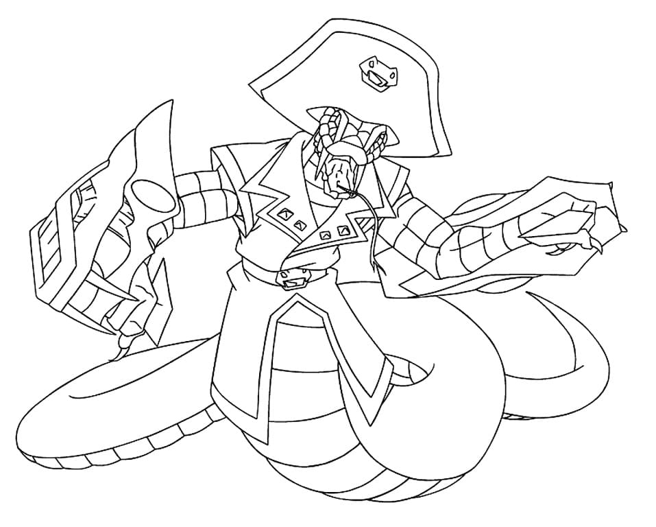 Beyblade Orochi fargelegging