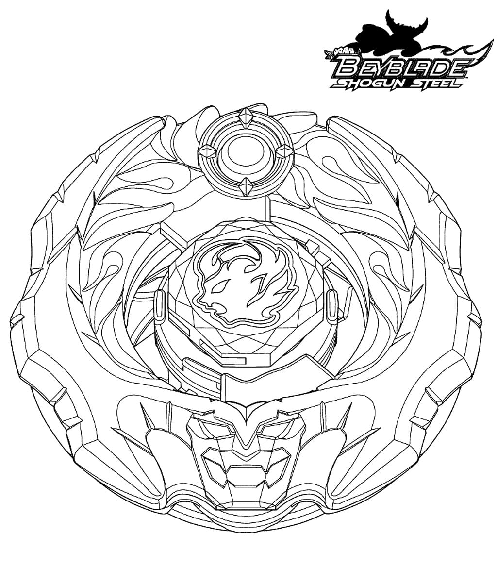 Beyblade Samurai Ifrit fargelegging