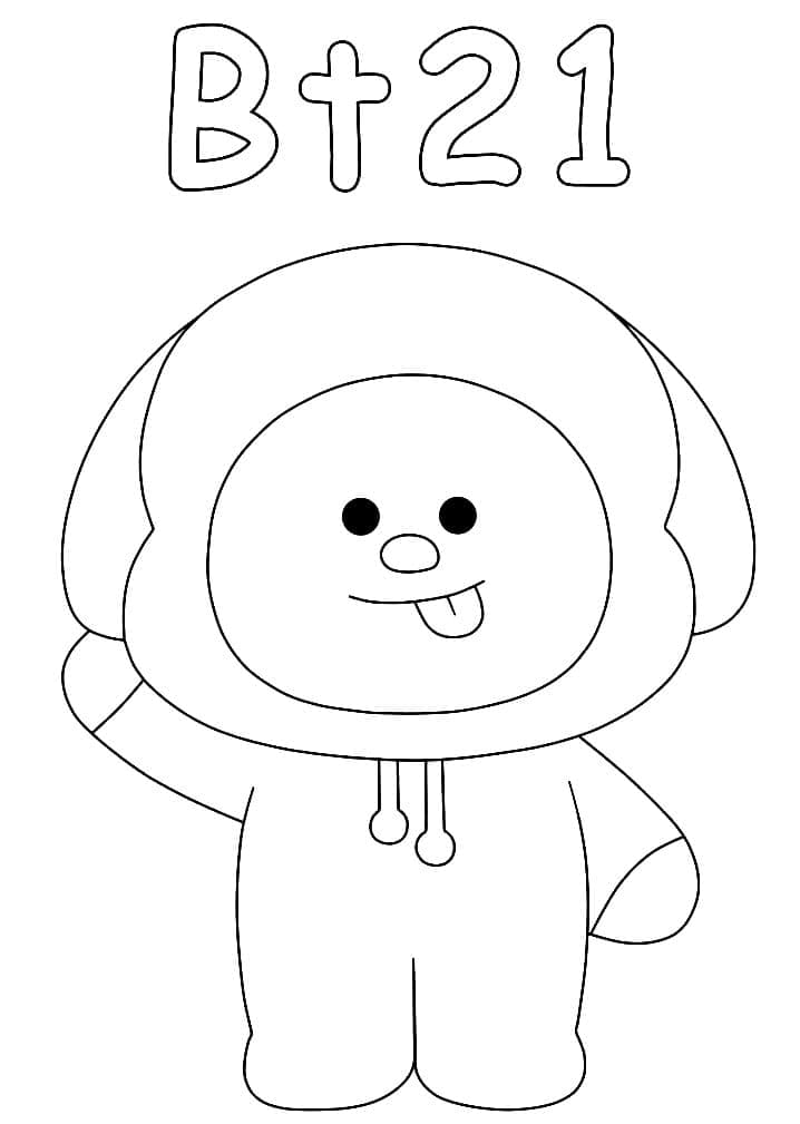 BT21 Chimmy fargelegging