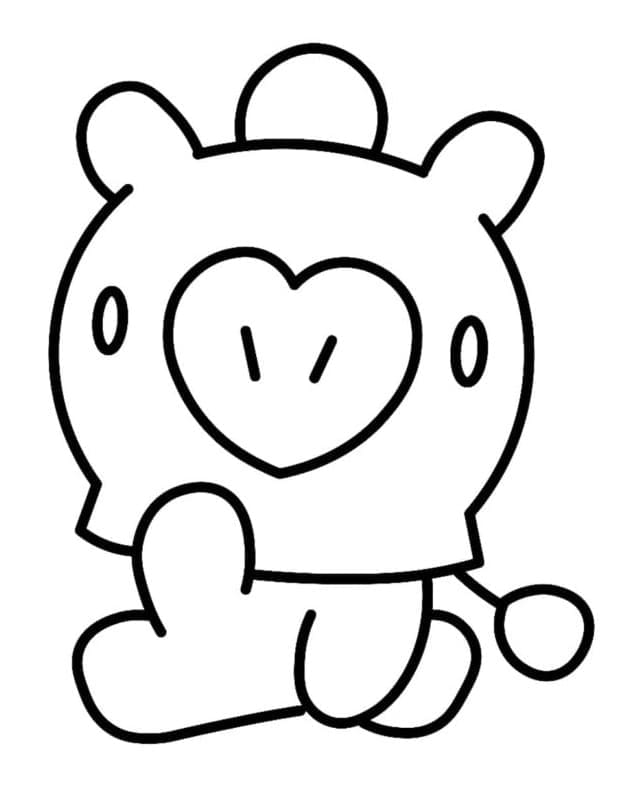 BT21 Mang fargelegging