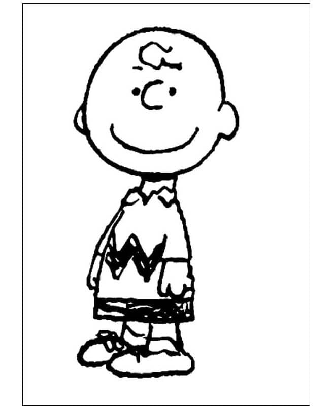 Charlie Brown står fargelegging