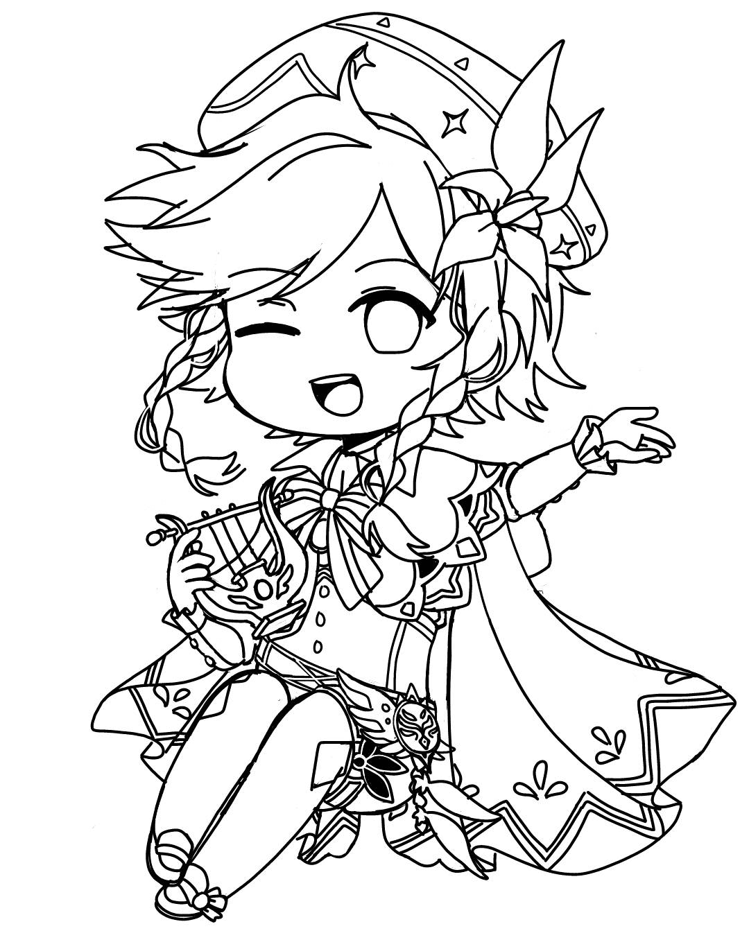 Chibi Venti fargelegging