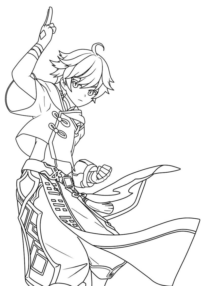 Chongyun fargelegging
