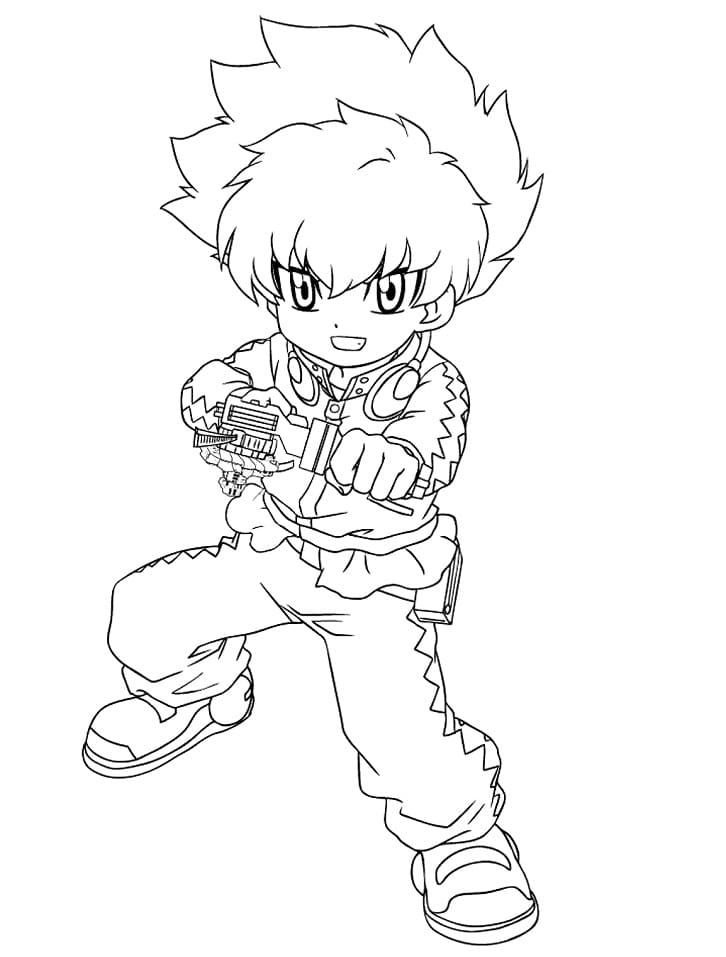 Eight Unabara fra Beyblade fargelegging