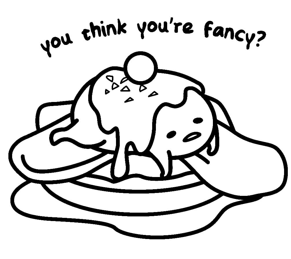 Fancy Gudetama fargelegging