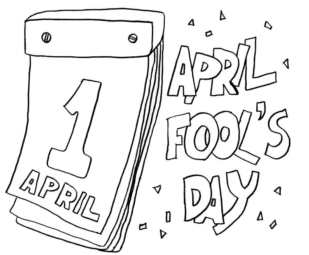 Gratis aprilsnarr fargelegging