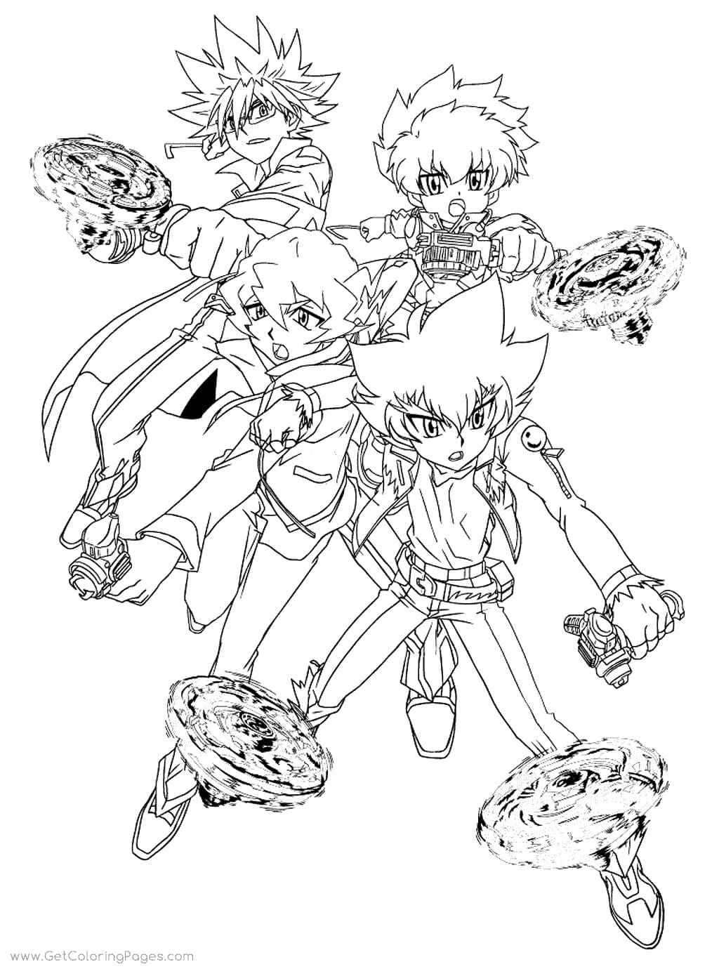 Gratis Beyblade fargelegging