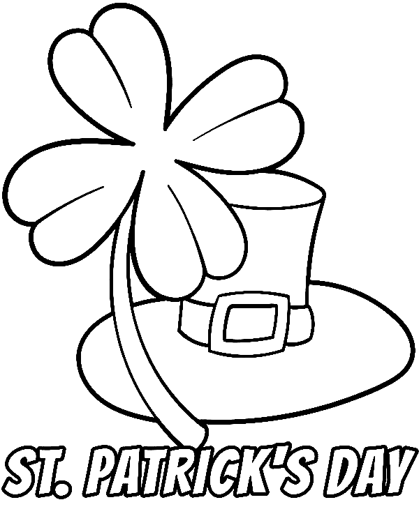 Gratis utskrivbar St. Patricks dag fargelegging