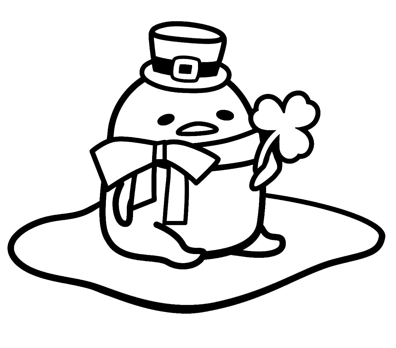 Gudetama Heldig fargelegging