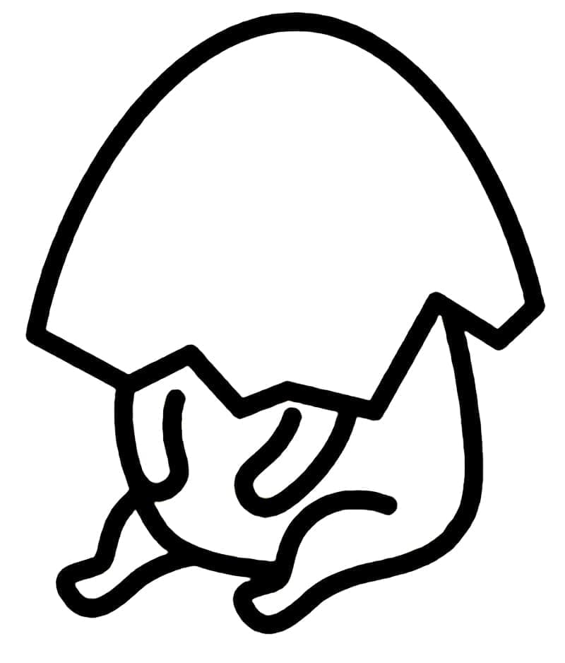 Gudetama kjedelig fargelegging