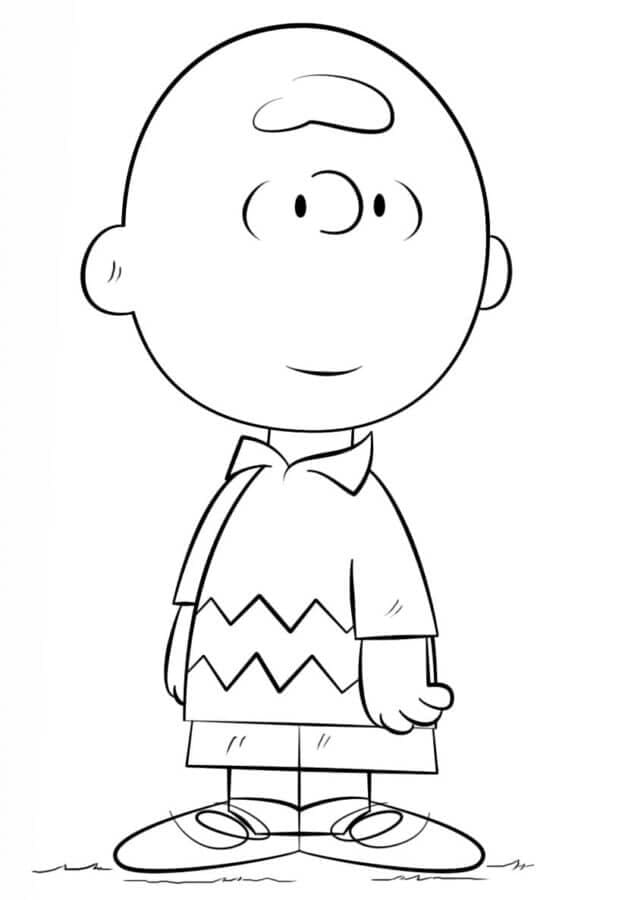 Gutten Charlie Brown fargelegging