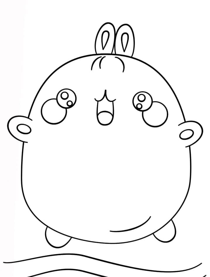 Kawaii Molang fargelegging