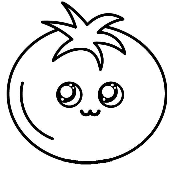 Kawaii Tomat fargelegging