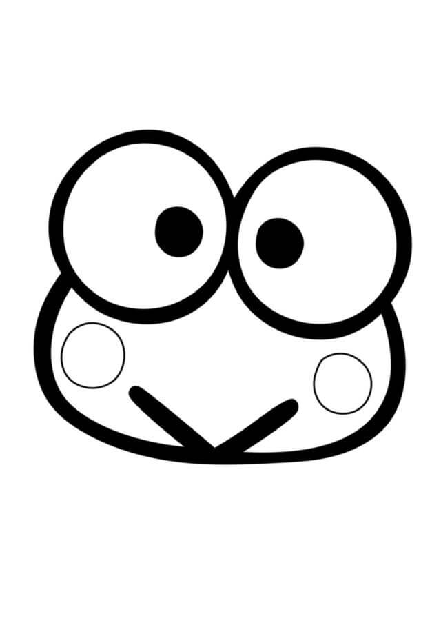 Keroppi-hodet fargelegging