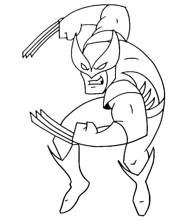 Kjøle Wolverine fargelegging