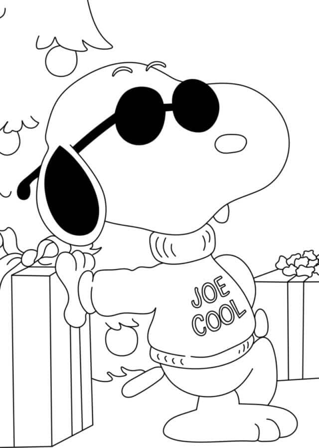 Kul Snoopy fargelegging