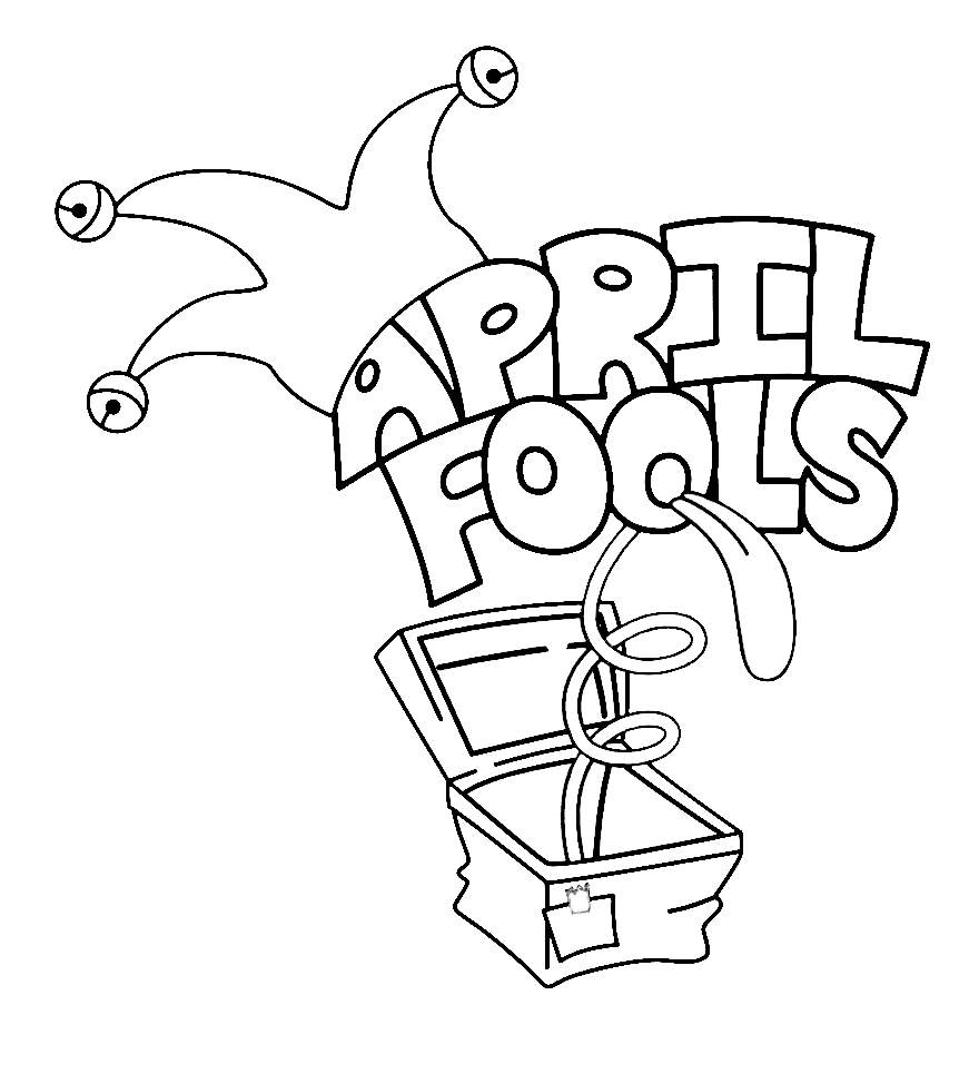 Last ned aprilsnarr fargelegging