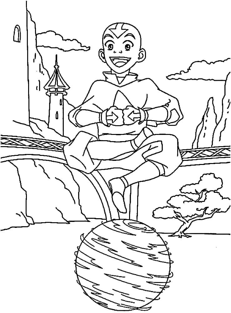 Lille Aang fargelegging