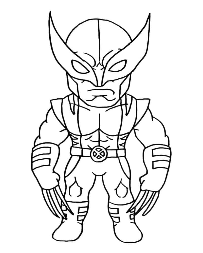 Liten Wolverine fargelegging