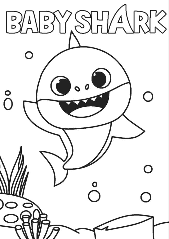 Baby Shark fargelegging